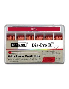 Conuri gutaperca pentru reciproc R25 Dia-ProR DiaDent
