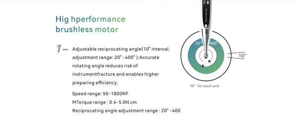 Endomotor Endo Smart Plus-Motor endodontic cu apex locator incorporat - imagine 8