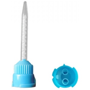 Varfuri/Canule mixare albastre 1:1,set 50 buc,76mm L