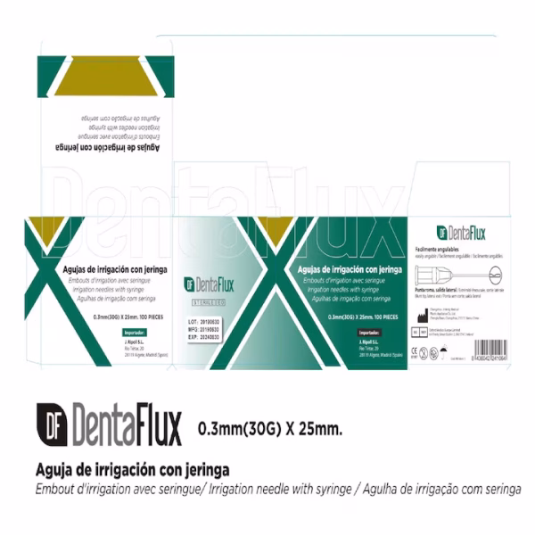 Ace Irigare Endo Set 100buc cu bizou lateral si 100seringi 3ml luer lock 30G - 0,3X25MM - imagine 2