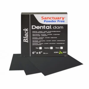 Folii Diga latex negre ,grosime medium (36 folii) Sanctuary