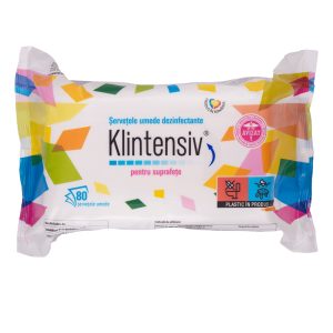 KLINTENSIV-SERVETELE DEZINFECTARE SUPRAFETE 80 BUC/PACHET
