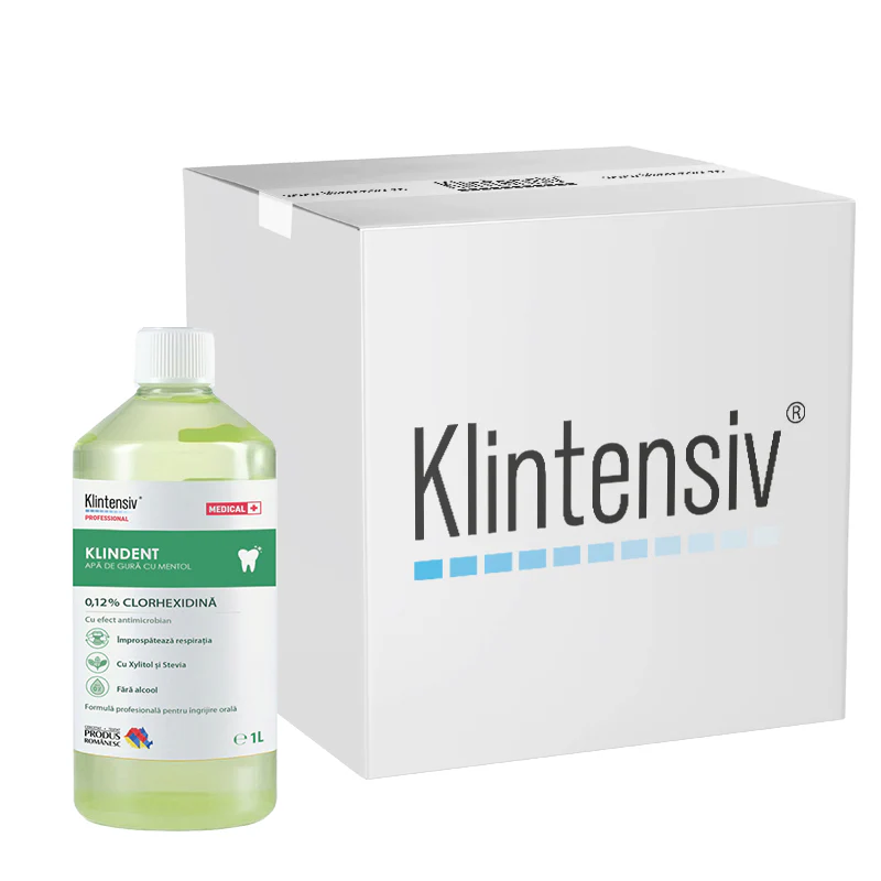 KLINDENT Apa de gura profesionala cu Clorhexidina 0,12% 10 KLINDENT Apa de gura profesionala cu Clorhexidina 0,12% - imagine 10