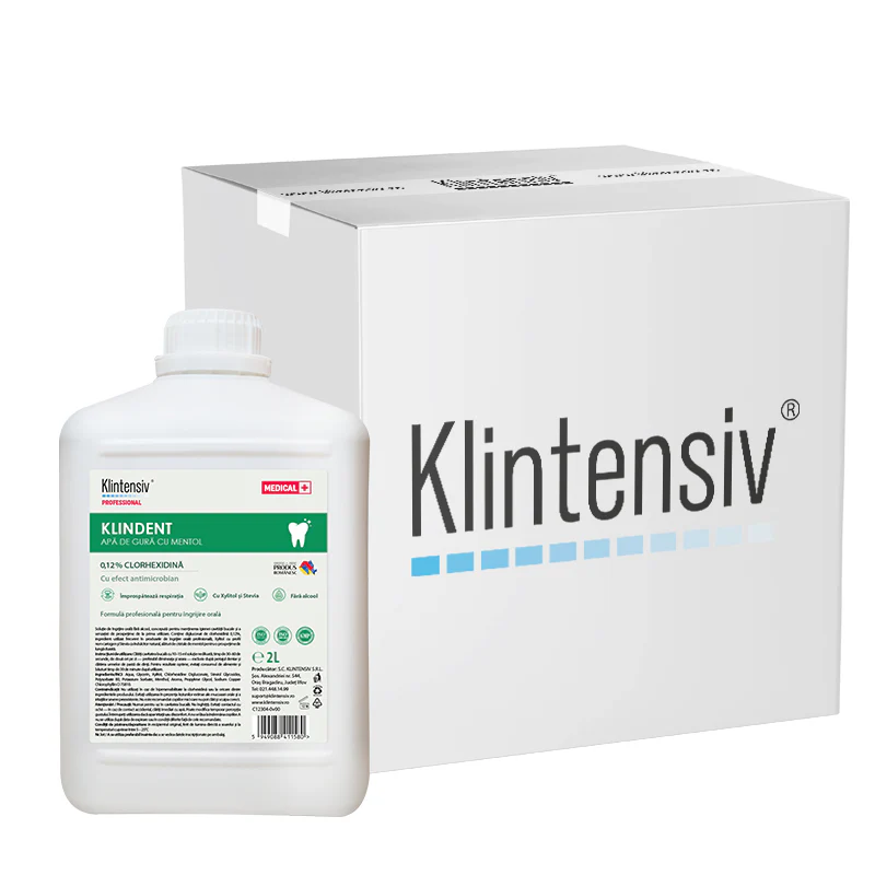 KLINDENT Apa de gura profesionala cu Clorhexidina 0,12% 11 KLINDENT Apa de gura profesionala cu Clorhexidina 0,12% - imagine 11