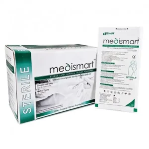 Set 50 Perechi Manusi Chirurgicale 6.0 (XS) Latex Pudrate Sterile