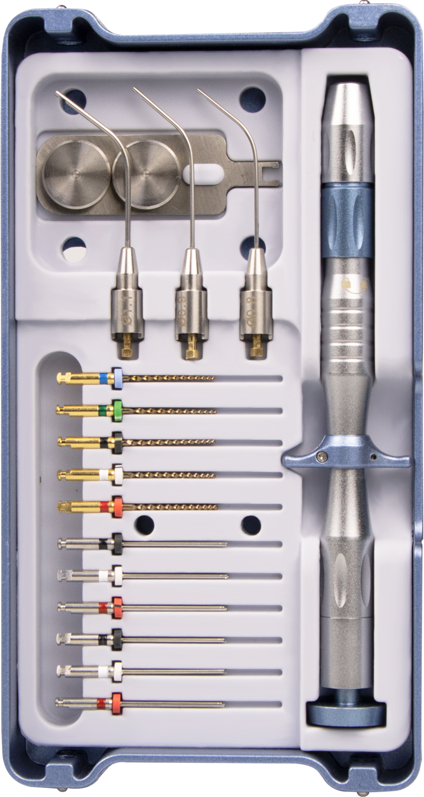 Kit endodontic pentru indepartat ace Denco 6 Kit endodontic pentru indepartat ace Denco - imagine 6