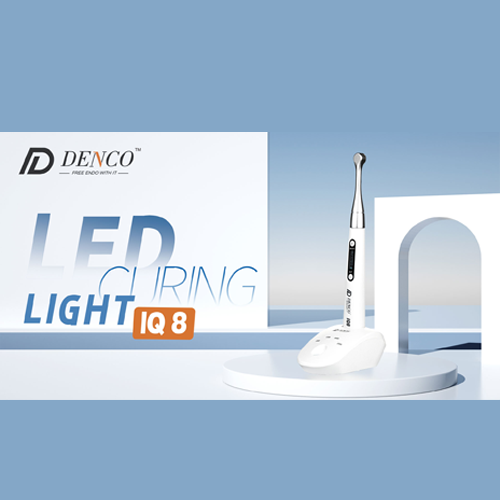 Lampa fotopolimerizare 2000mw cu indicator de carie IQ8 Denco 1 Lampa fotopolimerizare 2000mw cu indicator de carie IQ8 Denco