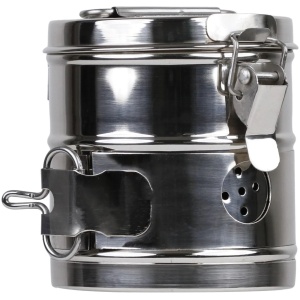 Casoletă sterilizare cu capac inox 100x100