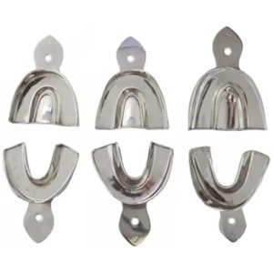 Linguri amprentă inox 6 buc/set