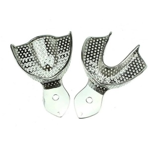 Linguri amprenta inox perforate set 6 bucati