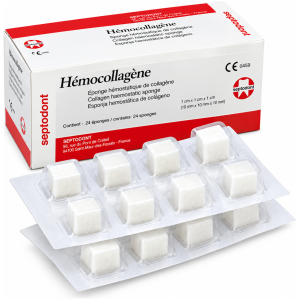 Bureti hemostatici Hemocollagene 24 buc