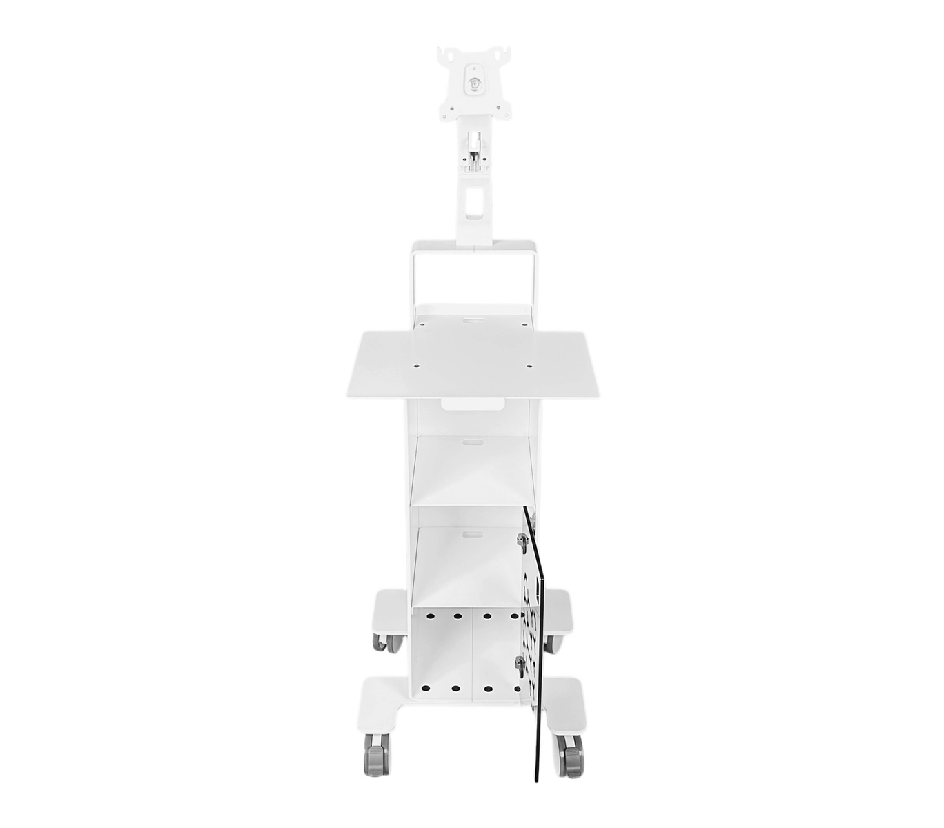 Lite Cart – Cart mobil pentru scaner intraoral, laptop și monitor 3 Lite Cart – Cart mobil pentru scaner intraoral, laptop și monitor - imagine 3