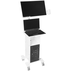 Lite Cart – Cart mobil pentru scaner intraoral, laptop și monitor