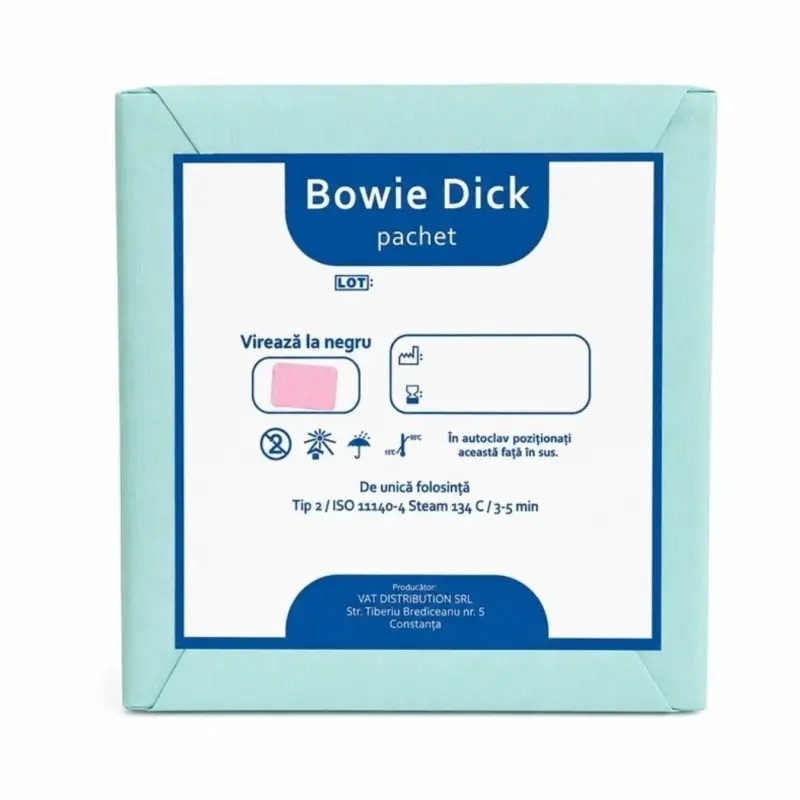 Test Bowie&Dick VAT pentru autoclav 1 Test Bowie&Dick VAT pentru autoclav